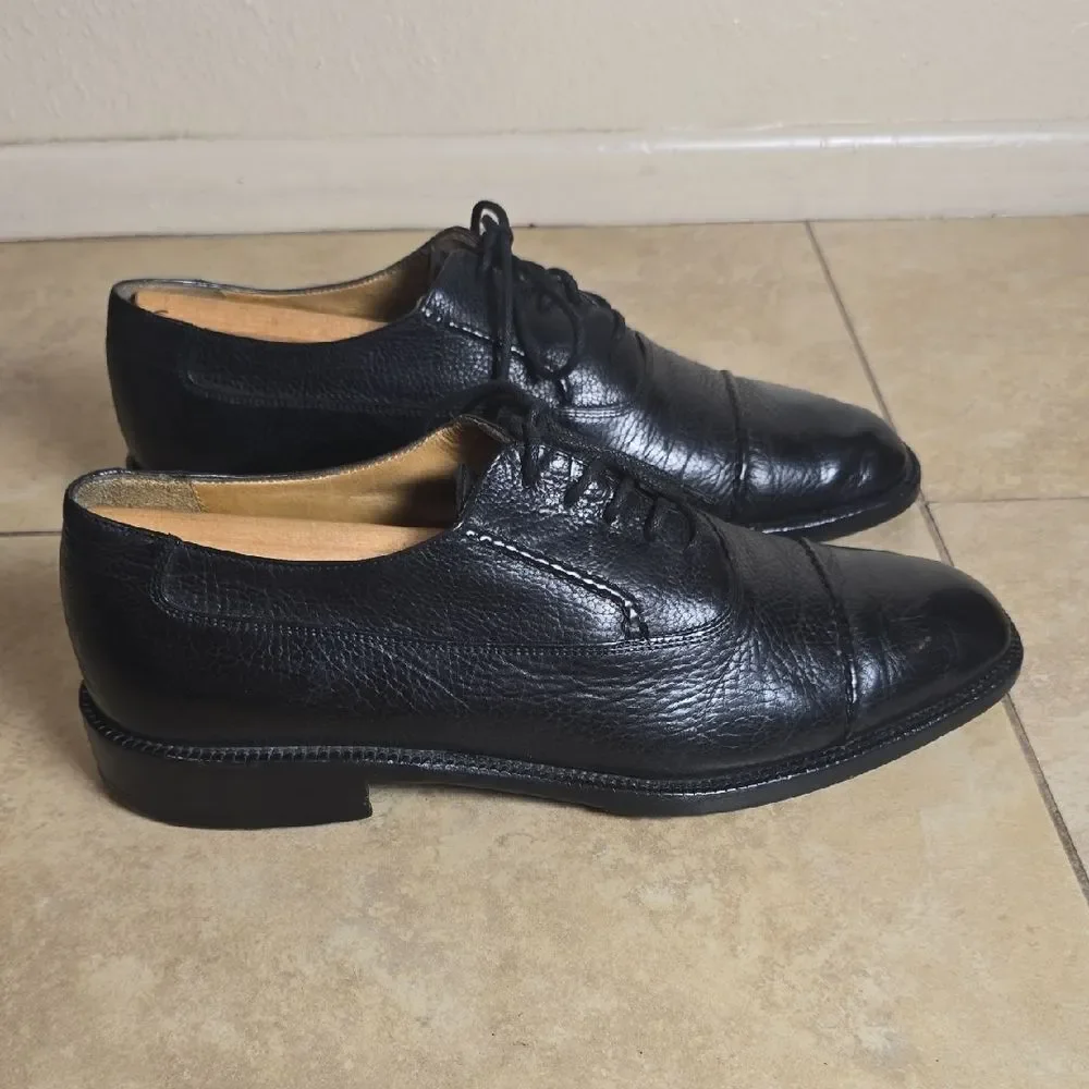 Cole Haan Black Leather Men's Oxfords